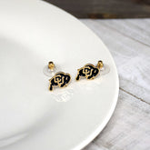 Fan Frenzy Gifts Colorado Buffaloes Officially Licensed Post Earrings